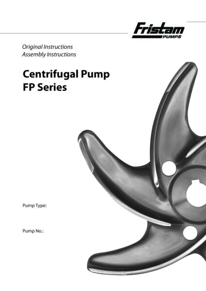 thumbnail of Fristam FP O&M Manual