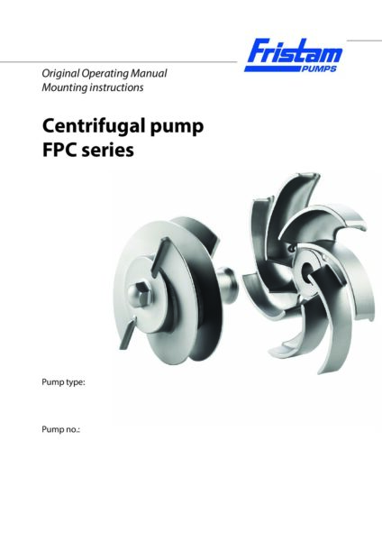 thumbnail of Fristam FPC O&M Manual